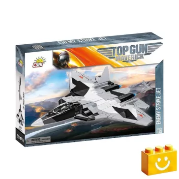   COBI 5921 - Enemy Strike Jet  - Ellenséges  sugárhajtású vadászgép építőjáték – 100% kompatibilis minden más kedvelt márkával