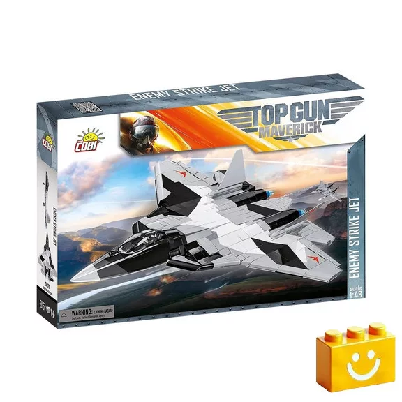 COBI 5921 - Enemy Strike Jet - Ellenséges sugárhajtású vadászgép építőjáték – 100% kompatibilis minden más kedvelt márkával COBI 5921 - Enemy Strike Jet - Ellenséges sugárhajtású vadászgép építőjáték – 100% kompatibilis minden más kedvelt márkával