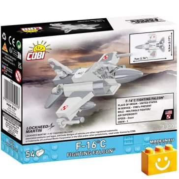   COBI 5929 - F-16C Fighting Falcon - 100% kompatibilis minden más kedvelt márkával
