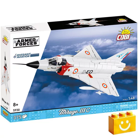COBI 5930 - Dassault Mirage IIIC - 100% kompatibilis minden más kedvelt márkával COBI 5930 - Dassault Mirage IIIC - 100% kompatibilis minden más kedvelt márkával