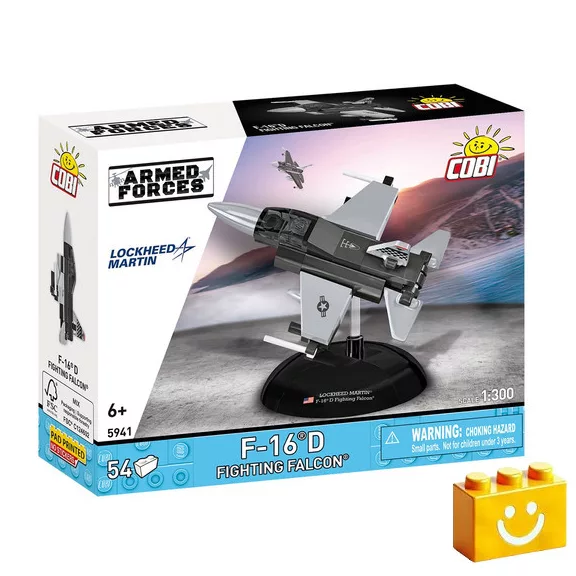 COBI 5941 - F-16D Fighting Falcon - 100% kompatibilis minden más kedvelt márkával COBI 5941 - F-16D Fighting Falcon - 100% kompatibilis minden más kedvelt márkával