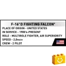 COBI 5941 - F-16D Fighting Falcon - 100% kompatibilis minden más kedvelt márkával COBI 5941 - F-16D Fighting Falcon - 100% kompatibilis minden más kedvelt márkával