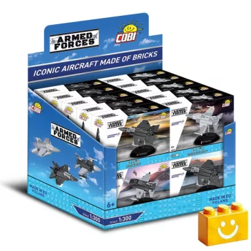   COBI 5942 - Armed Forces CDU Aircrafts Display - 20 db-os 1:300 repülőgép bemutatócsomag - 100% kompatibilis minden más kedvelt márkával