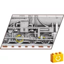 COBI 6281 - Kriegslokomotive Baureihe 52 gőzmozdony építőjáték – 100% kompatibilis minden más kedvelt márkával COBI 6281 - Kriegslokomotive Baureihe 52 gőzmozdony építőjáték – 100% kompatibilis minden más kedvelt márkával