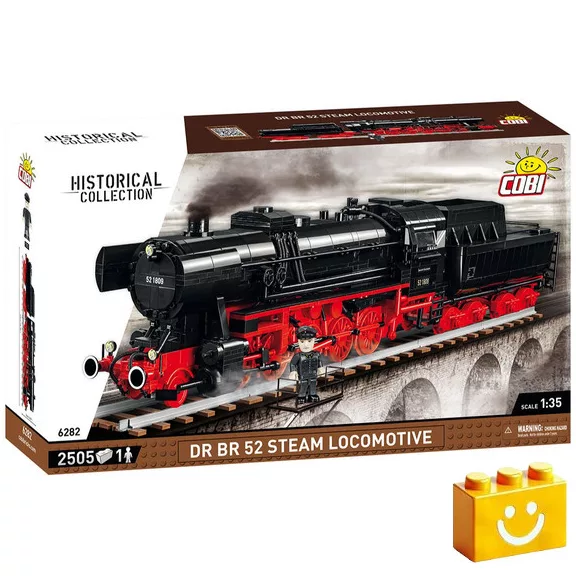 COBI 6282 – DR BR 52 gőzmozdony építőjáték – 100% kompatibilis minden más kedvelt márkával COBI 6282 – DR BR 52 gőzmozdony építőjáték – 100% kompatibilis minden más kedvelt márkával