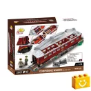 COBI 6289 - Compiègne Wagon 1940 vasúti kocsi építőjáték – 100% kompatibilis minden más kedvelt márkával