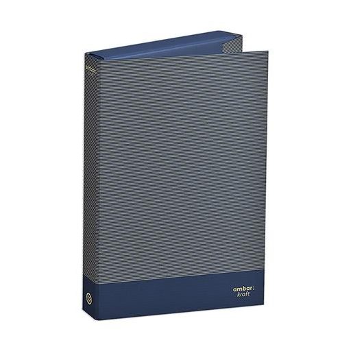 Füzetbox, 40 mm, karton, A4, AMBAR "Kraft", vegyes színek