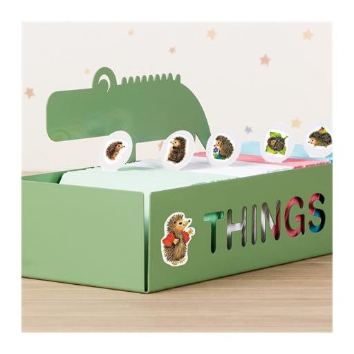 Matrica, papír, 3 ív, 76x120 mm,  AVERY ZWECKFORM, "Z-Design No.4306", sünik