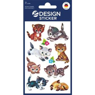   Matrica, papír, 3 ív, 76x120 mm, AVERY ZWECKFORM, "Z-Design No.4346", kiscicusok