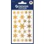 Matrica,  1 ív, 76x120 mm, AVERY ZWECKFORM, "Z-Design No.52252", arany csillagok