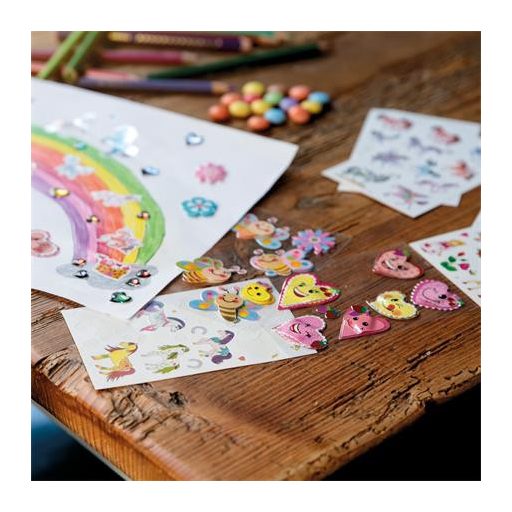 Matrica, papír, 1 ív, 76x120 mm, AVERY ZWECKFORM, "Z-Design No.53148", unikornisok