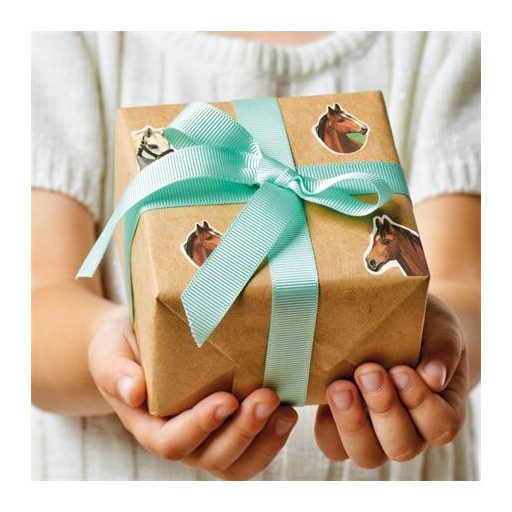 Matrica, papír, 2 ív, 76x120 mm, AVERY ZWECKFORM, "Z-Design No.53483", csillogó lovak