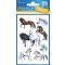 Matrica, papír, 3 ív, 76x120 mm, AVERY ZWECKFORM, "Z-Design No.53692",  rajzolt lovak