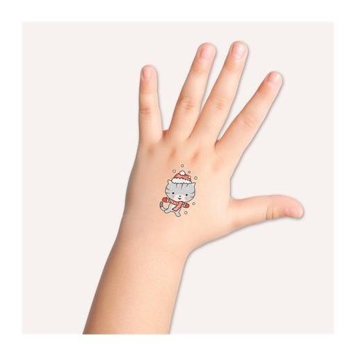 Matrica, tetoválás, 1 ív, 76x120 mm, AVERY ZWECKFORM, "Z-Design No.54154",  cica