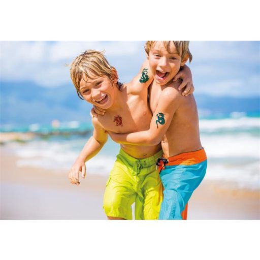 Matrica, tetoválás, 1 ív, 76x120 mm, AVERY ZWECKFORM, "Z-Design No.56404", sárkányok