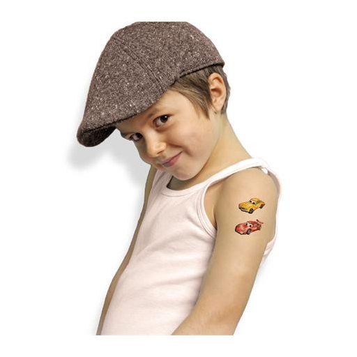 Matrica, tetoválás, 1 ív, 76x120 mm, AVERY ZWECKFORM, "Z-Design No.56685", autók