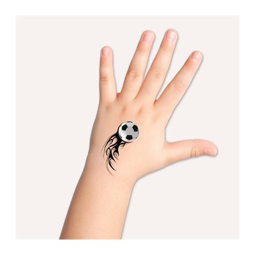 Matrica, tetoválás, 1 ív, 76x120 mm, AVERY ZWECKFORM, "Z-Design No.56740", focilabda