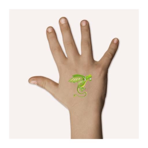 Matrica, tetoválás, 1 ív, 76x120 mm, AVERY ZWECKFORM, "Z-Design No.56751", sárkányok