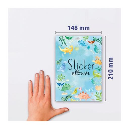 Matricagyűjtő album, A5, AVERY ZWECKFORM, dinoszaurusz