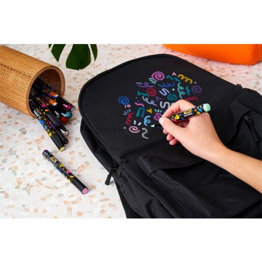 Dekormarker készlet, 1,5 - 2,3 mm, BIC "Paint marker", 8 különböző élénk szín