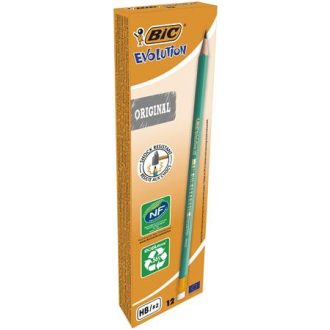   Grafitceruza radírral, HB, hatszögletű, BIC "Evolution Original"