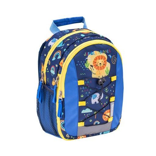 Hátizsák, cipzáras, BELMIL "Mini Kiddy Little Jungle", dzsungel