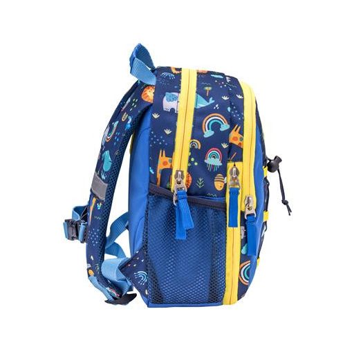 Hátizsák, cipzáras, BELMIL "Mini Kiddy Little Jungle", dzsungel