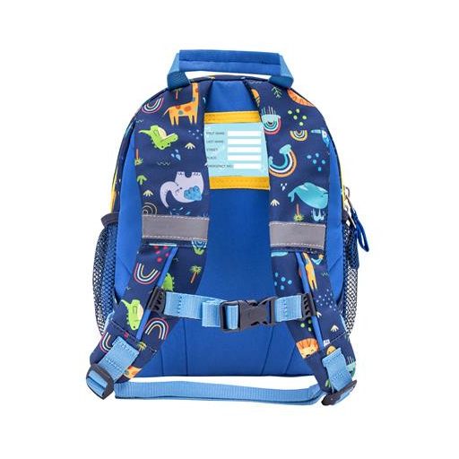 Hátizsák, cipzáras, BELMIL "Mini Kiddy Little Jungle", dzsungel