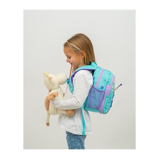 Hátizsák, cipzáras, BELMIL "Mini Kiddy Cute Unicorn", unikornis