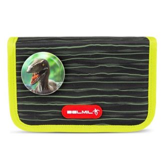   Tolltartó, klapnis, cipzáras, BELMIL  "Prehistoric Times", többszínű, dinoszaurusz