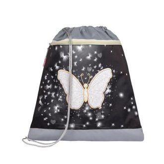   Tornazsák, BELMIL "Amazing Butterfly", szürke-fekete, pillangó