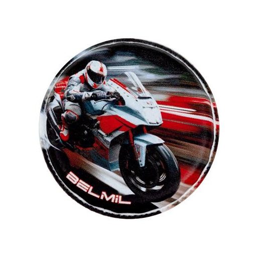 Matrica, tépőzáras, Classy Plus táskához, BELMIL "No Limit" versenyautó