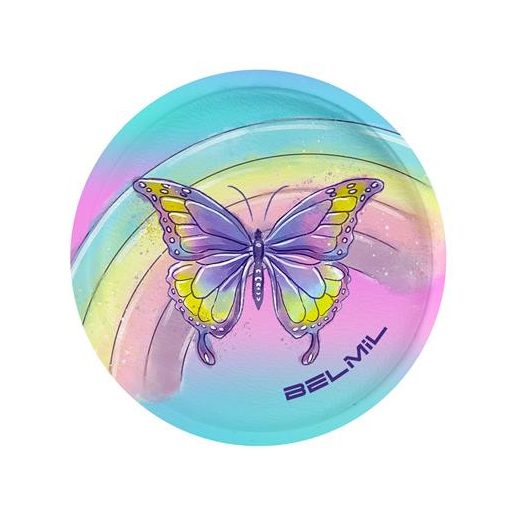 Matrica, tépőzáras, Classy Plus táskához, BELMIL "Rainbow Love", szivárvány