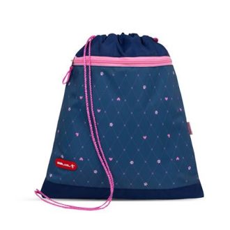 Tornazsák, BELMIL "Hearts",  kék, szívek