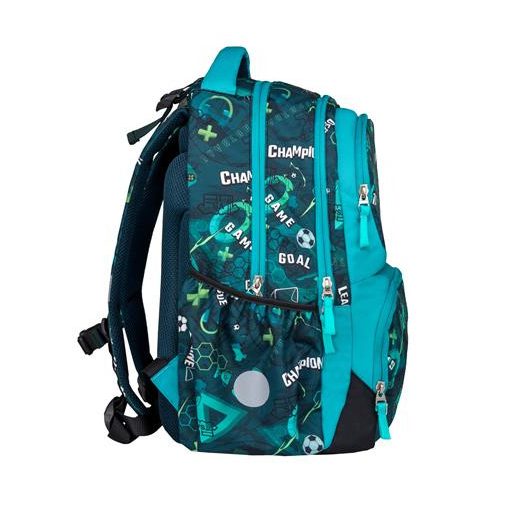 Iskolatáska, cipzáras, BELMIL "Maxi Pack Football Goal", foci