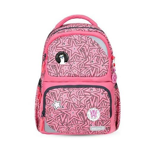 Iskolatáska, cipzáras, BELMIL "Maxi Pack Love Stars", csillagok