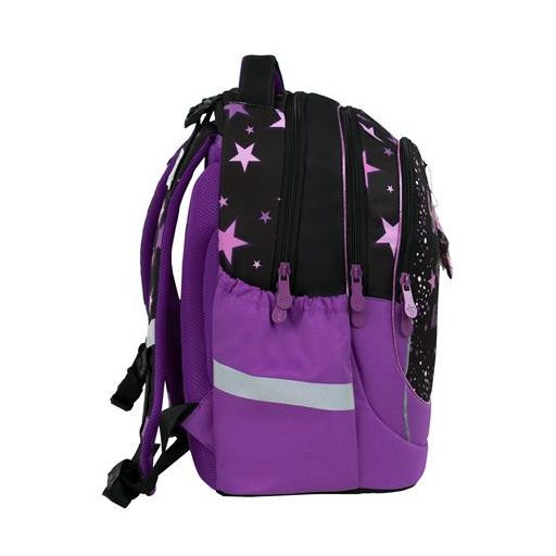 Iskolatáska, cipzáras, BELMIL "Leisure Plus Sparkle like a Star", csillagok