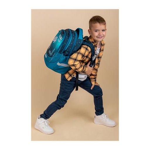 Iskolatáska, cipzáras, BELMIL "Leisure Plus Next Level", kontroller