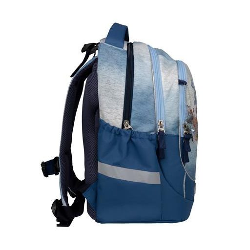 Iskolatáska, cipzáras, BELMIL "Leisure Plus Shine like a Star Jeans", csillag