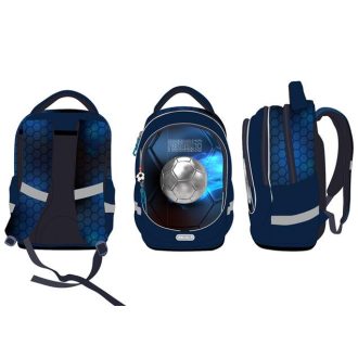   Iskolatáska, cipzáras, BELMIL "Leisure Special T-Football Light", foci