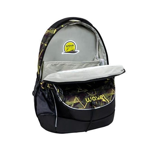 Hátizsák, cipzáras, BELMIL "Boost Waves Bold", háromszögek