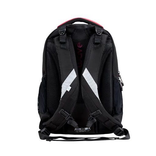 Hátizsák, cipzáras, BELMIL "Boost Meteor", fekete-piros