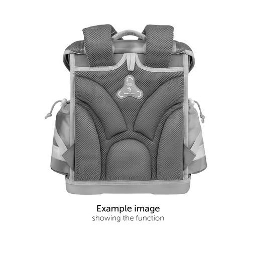 Iskolatáska, fémcsat, BELMIL "Classy Sparkling Unicorn", unikornis