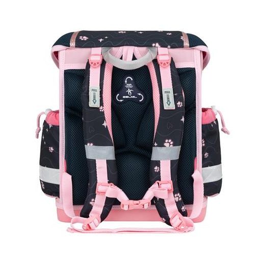 Iskolatáska, fémcsat, BELMIL "Classy Cute Kitten", cica