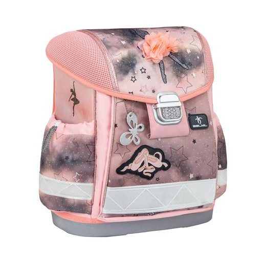 Iskolatáska, fémcsat, BELMIL "Classy Rose Ballet", balett