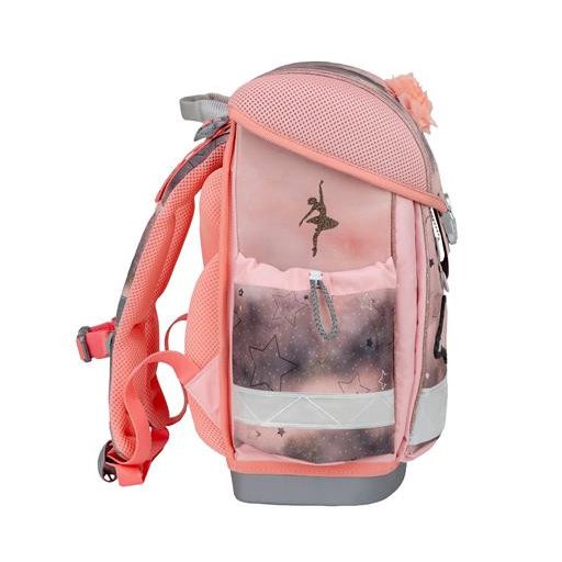 Iskolatáska, fémcsat, BELMIL "Classy Rose Ballet", balett