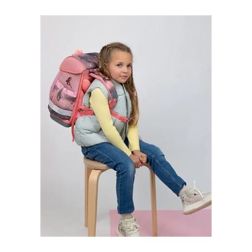 Iskolatáska, fémcsat, BELMIL "Classy Rose Ballet", balett