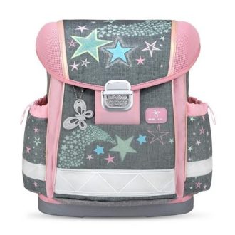   Iskolatáska, fémcsat, BELMIL "Classy Shine Bright", csillagok