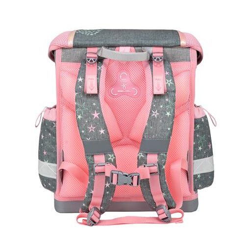 Iskolatáska, fémcsat, BELMIL "Classy Shine Bright", csillagok