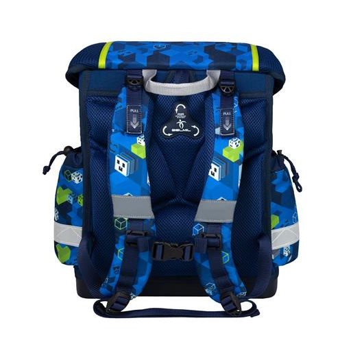 Iskolatáska, fémcsat, BELMIL "Classy Gamer Squad", gamer